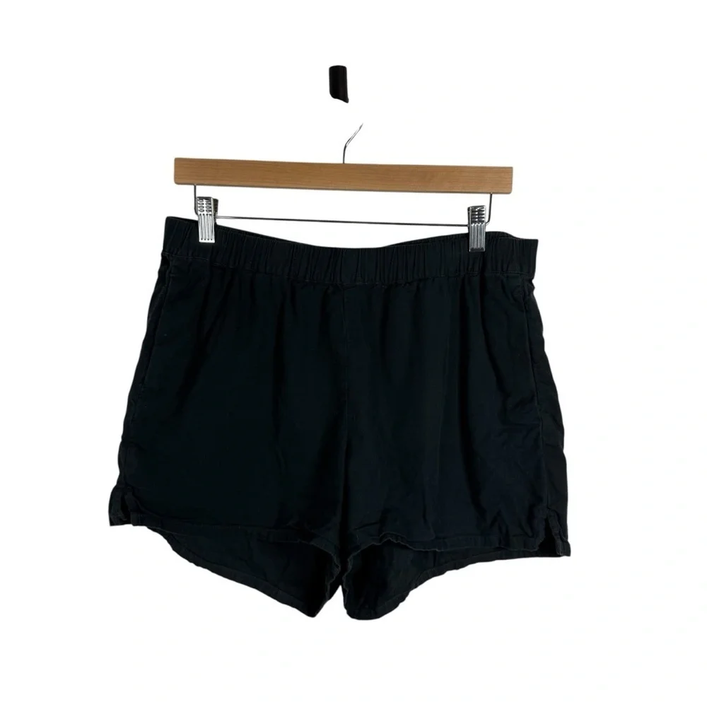 Madewell Women’s High Rise Pull On Shorts in Black Size L - Picture 6 of 14